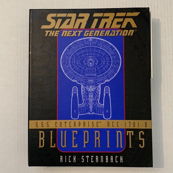 Star Trek Other - Star Trek U.S.S. Enterprise NCC-1701-D Blueprints Rick Sternbach Number's 1-13